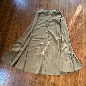 Vintage Midi A-Line Skirt